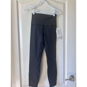 NWT Lululemon Align HR Pant 25" Lattice Work Embossed Size 4
